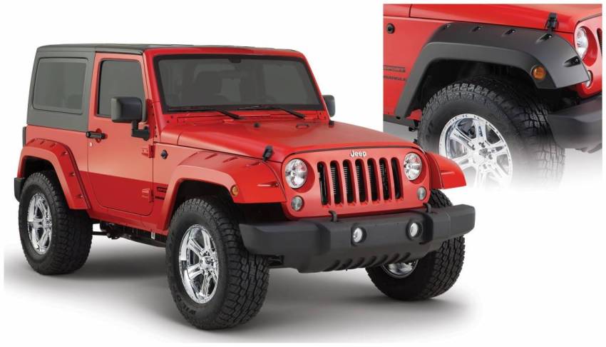 Bushwacker - Bushwacker 10077-02 Pocket Style Fender Flares Front Fender Flare