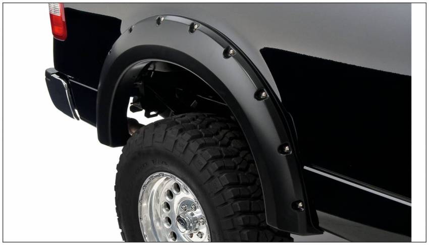 Bushwacker - Bushwacker 20054-02 Pocket Style Fender Flares Rear Fender Flare