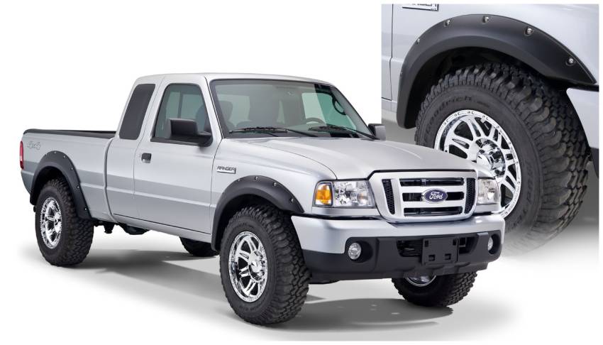 Bushwacker - Bushwacker 21915-02 Pocket Style Fender Flares Front and Rear Fender Flare