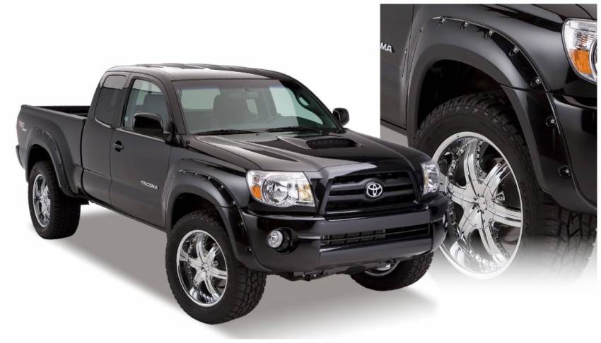 Bushwacker - Bushwacker 31920-02 Pocket Style Fender Flares Front and Rear Fender Flare