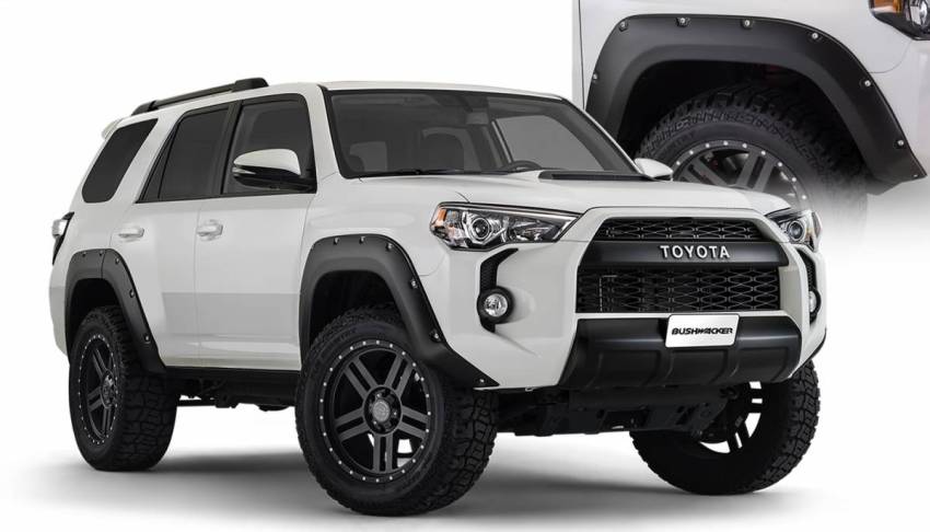 Bushwacker - Bushwacker 30921-02 Pocket Style Fender Flares Front and Rear Fender Flare