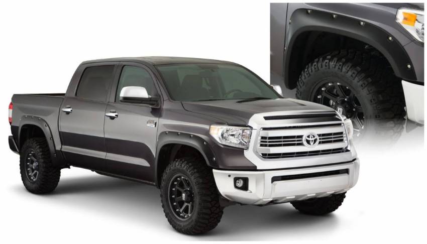 Bushwacker - Bushwacker 30918-02 Pocket Style Fender Flares Front and Rear Fender Flare