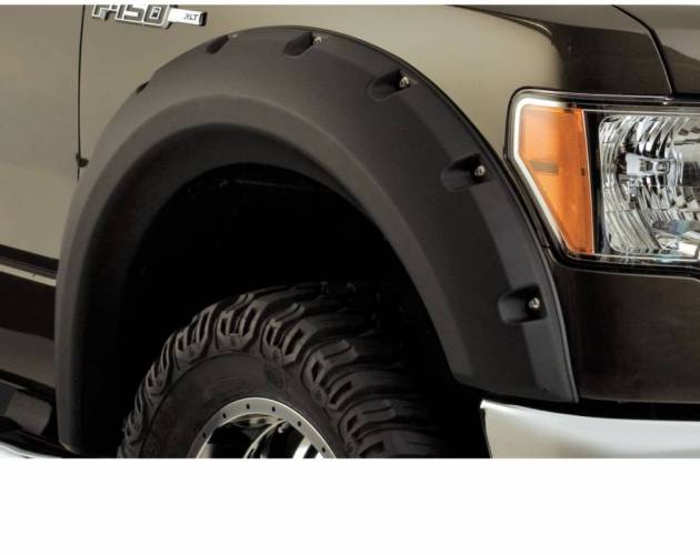 Bushwacker - Bushwacker 20106-02 Pocket Style Fender Flares Rear Fender Flare