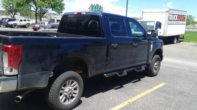 Westin HDX Drop Steps on a Super Duty Ford