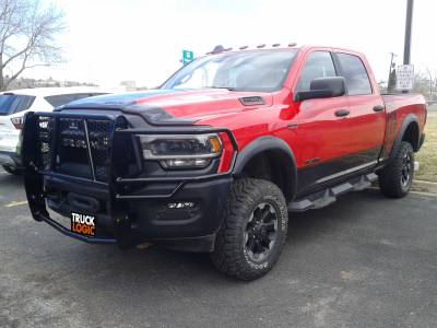 Ranch Hand Legend Grille Guard, Westin flush mount LEDs, Westin HDX Xtreme steps, AVS Aeroskin