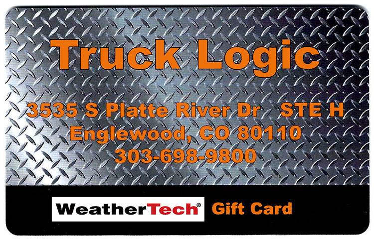 WeatherTech - Truck Logic Weathertech Front Floor Liner Gift Card