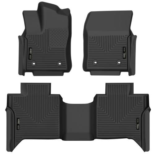 Husky Liners - Husky Liners 53798 X-act Contour Front and Rear Floor Mat Combo Set