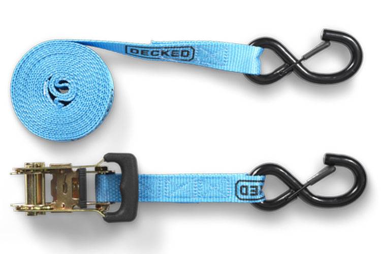 Decked - Decked Rachet Straps - 2pc ratchet straps - A0088-RSTP-BLU