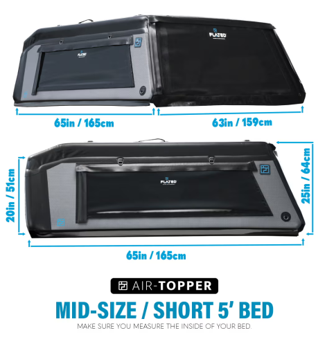 Flated - Air-Topper Mid-Size 5ft-Short Bed AIRTOP-MIDS1-24