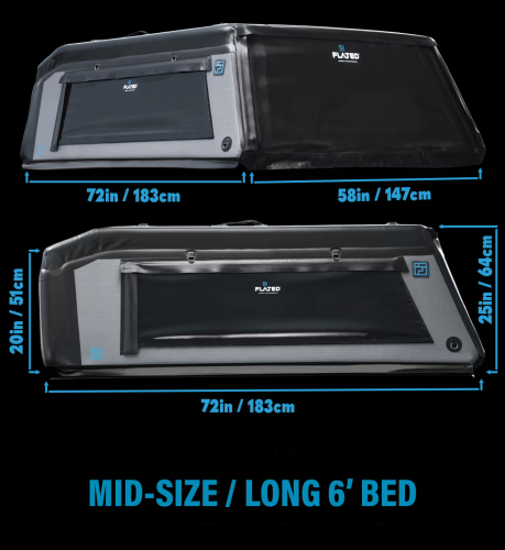 Flated - Air-Topper Mid-Size 6ft-Long Bed AIRTOP-MIDL1-24