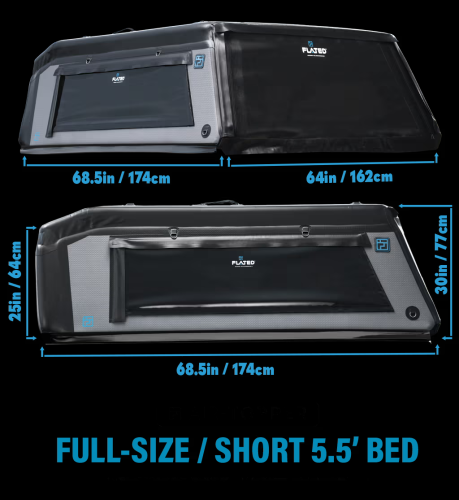 Flated - Air-Topper Full-Size 5.5ft-Short Bed AIRTOP-SHRT1-24