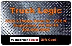 WeatherTech - Truck Logic Weathertech Front Floor Liner Gift Card - Image 1